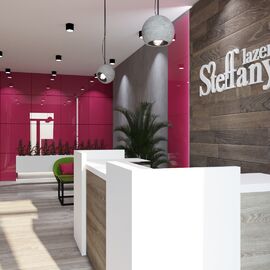 Дизайн салона красоты Steffany во Львове Lazer от студии Graffit